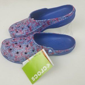 crocs freesail watercolor clog